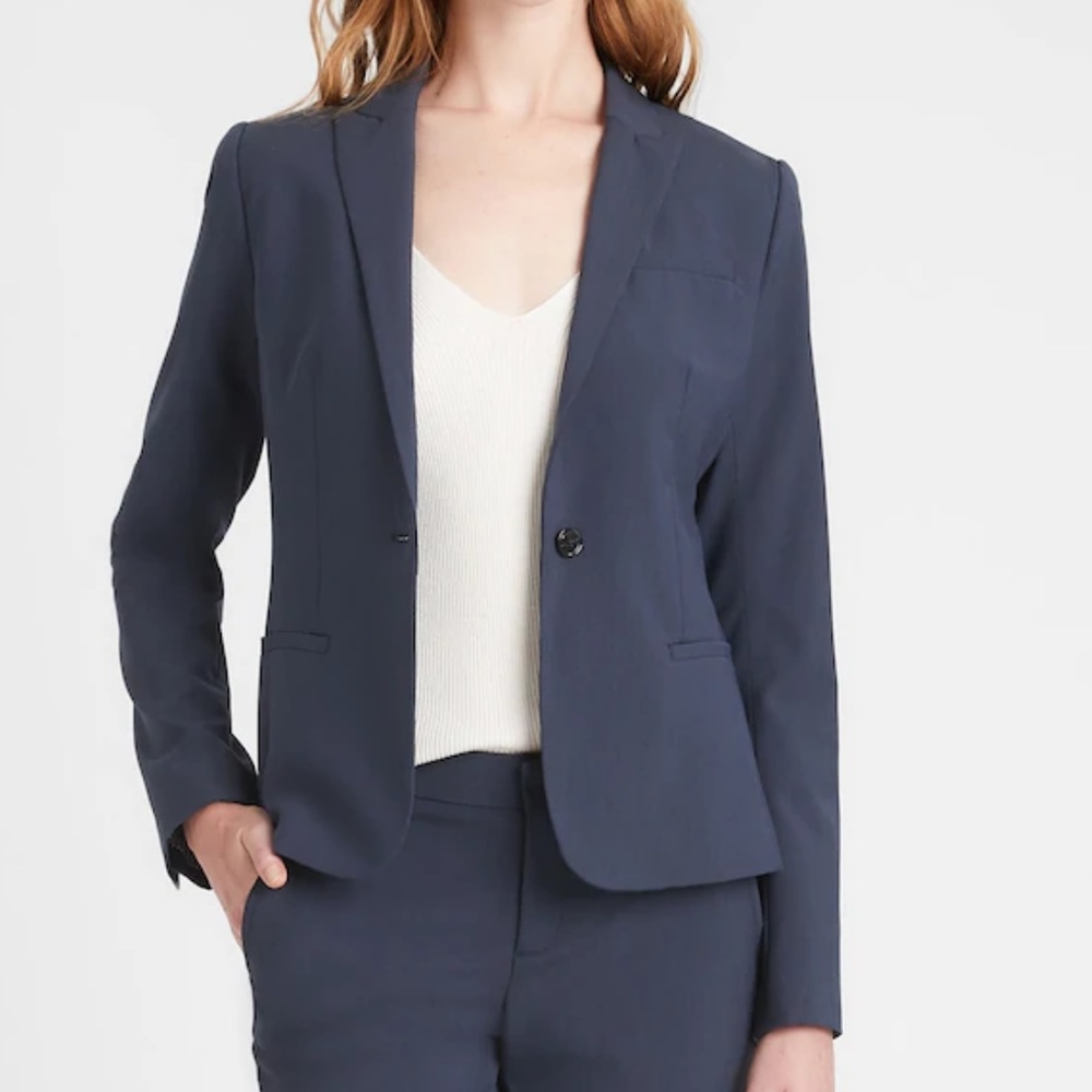 Banana Republic Navy Blazer